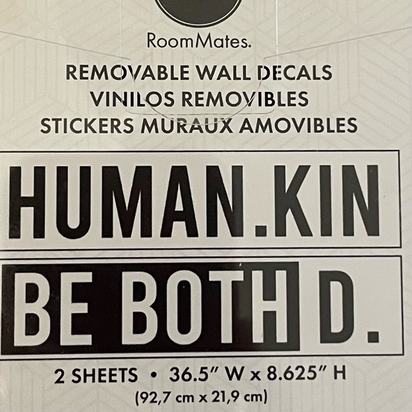 RoomMates Black and White Inspirational Wall Decals New in Box - Picture 5 of 5